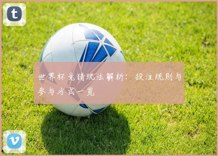 世界杯竞猜玩法解析：投注规则与参与方式一览