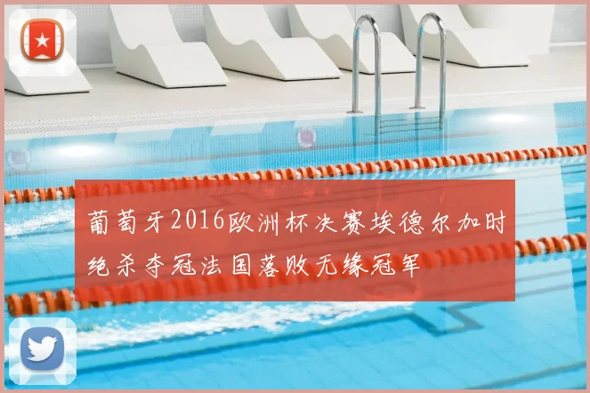 葡萄牙2016欧洲杯决赛埃德尔加时绝杀夺冠法国落败无缘冠军